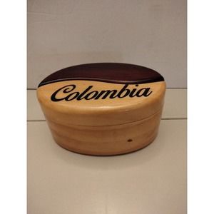 Solid wood trinket box Columbia